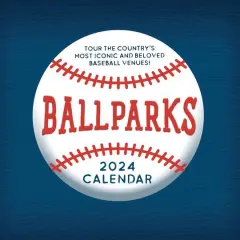 TF Publishing 2024 Ballparks Wall Calendar