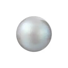 Preciosa Maxima 8mm Pearlescent Glass Nacre Pearls, 20ct. Grey