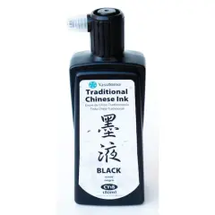 Yasutomo&reg; Traditional Chinese Ink, 180mL Black