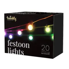 Twinkly&trade; Gen II 20ct. LED RGB Smart Festoon Light Strings