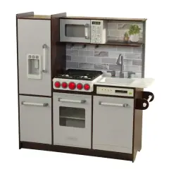 KidKraft Uptown Elite Espresso Play Kitchen With EZ Kraft Assembly&trade;