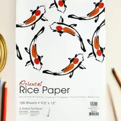 Art Advantage&reg; 9.5" x 13" Rice Paper, 100 Sheets