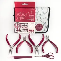 The Beadsmith&reg; Casual Comfort&trade; 6 Piece Tool Set