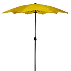 8.85ft. Outdoor Patio Lotus Umbrella Yellow