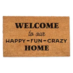 Our Happy Fun Crazy Home Doormat