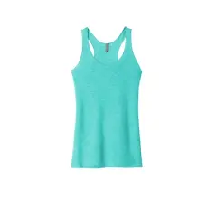 Next Level Women's Tri-Blend Racerback Tank Tahiti Blue