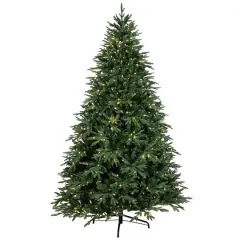 6.5ft. Pre-Lit Real Touch&trade; Ashburn Pine Artificial Christmas Tree, Warm White LED Lights