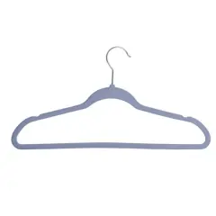 Honey Can Do Cobalt Slim-Profile Non-Slip Velvet Hangers, 25ct.