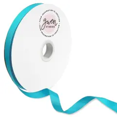 Gwen Studios Solid Grosgrain Ribbon Turquoise