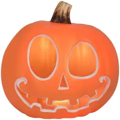 9" Orange Lighted Jack-o'-Lantern D&eacute;cor by Ashland&reg;