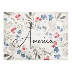 Floral America Poly Twill Placemat