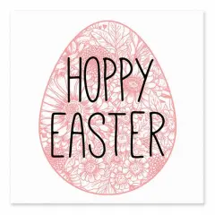Hoppy Easter Egg Tabletop Canvas Art 