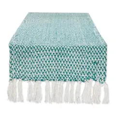 DII&reg; 72" Woven Table Runner Teal