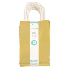 Small Gold Gift Bag Value Pack by Celebrate It&trade;