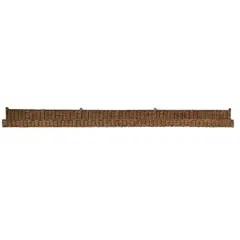 Hello Honey&reg; Handwoven Rattan 36" Floating Shelf