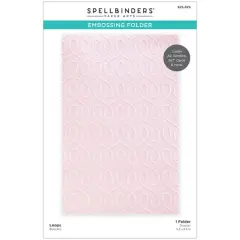 Spellbinders&reg; Loops Be Bold Embossing Folder