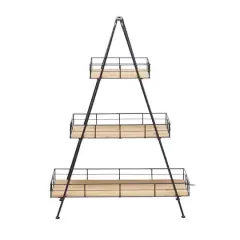 Black Iron Modern Farmhouse Plantstand, 40" x 28" x 16"