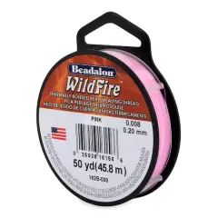 Beadalon&reg; WildFire&trade; Bead Weaving Thread, 008" Pink