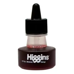 Higgins Drawing Ink, 1oz. Orange