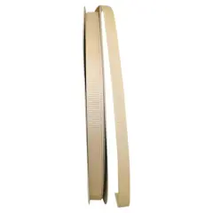 JAM Paper 3/8" Grosgrain Texture Ribbon Natural