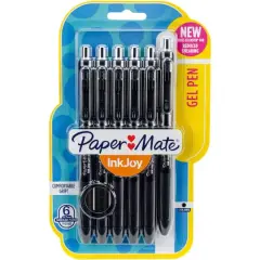 Paper Mate&reg; Inkjoy&reg; Black Gel Pens, 6ct.