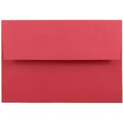 JAM Paper A8 Colored Invitation Envelopes, 50ct. Red