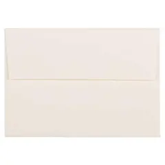 JAM Paper A1 Strathmore Invitation Envelopes, 50ct. Natural White Wove