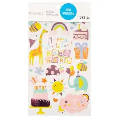 Baby Girl Birthday Sticker Book by Recollections&trade;
