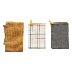 Multi Cotton Tea Towels Set, 3ct.