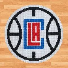 Camelot&reg; Dots Intermediate NBA Los Angeles Clippers Diamond Painting Kit
