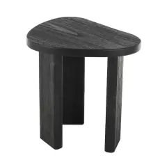 20" Black Handmade Heart Inspired Side End Accent Table