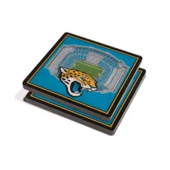 3D StadiumView Coasters Jacksonville Jaguars