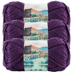 3 Pack Lion Brand&reg; Hometown Yarn Portland Wine