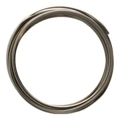 The Beadsmith&reg; Wire Elements&trade; 21 Gauge Tarnish Resistant Square Soft Temper Wire, 4yd. Titanium