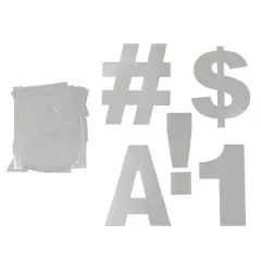 7" Holographic Project Letters, Numbers & Characters by B2C&trade;