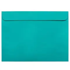 JAM Paper 9" x 12" Booklet Envelopes, 25ct. Sea Blue