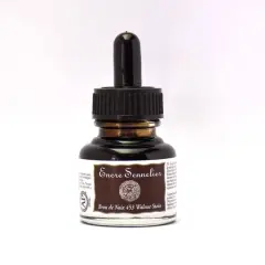 Sennelier Drawing Ink, 30mL Walnut Stain