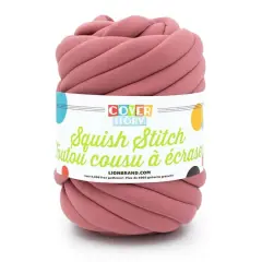 Lion Brand&reg; Cover Story&trade; Squish Stitch Yarn Pink Rose