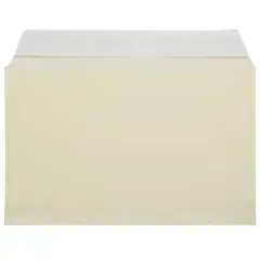 JAM Paper 5.43" X 8.62" Self Adhesive Closure Cello Sleeves, 100ct. Yellow