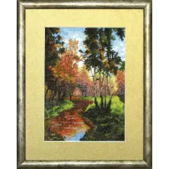 Charivna Mit Gold Autumn Cross Stitch Kit