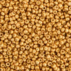 John Bead Miyuki&reg; 11/0 Glass Seed Beads, 250g Duracoat Galvanized Gold