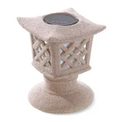 8.5" Solar Pagoda Garden Light