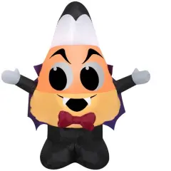 3.5" Airblown&reg; Inflatable Halloween Candy Corn Vampire