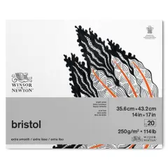 Winsor & Newton&trade; Bristol White 114lb. Paper Pad