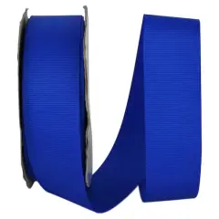 Reliant 1.5" x 50yd. Grosgrain Solid Ribbon Electric Blue