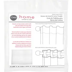 Dritz&reg; Home White Woven Rod Loop Tape, 4'' x 6yd.