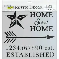 The Crafters Workshop Home Sweet Stencil