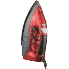 Brentwood&reg; Full-Size Nonstick Steam Iron Red