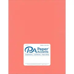 PA Paper&trade; Accents Muslin 8.5" x 11" 73lb. Cardstock, 25 Sheets Satin Rose