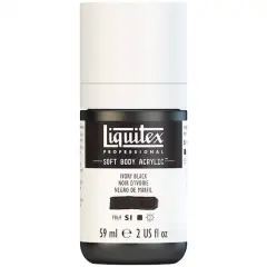Liquitex&reg; Professional Soft Body Acrylic Bottle, 2oz. Ivory Black